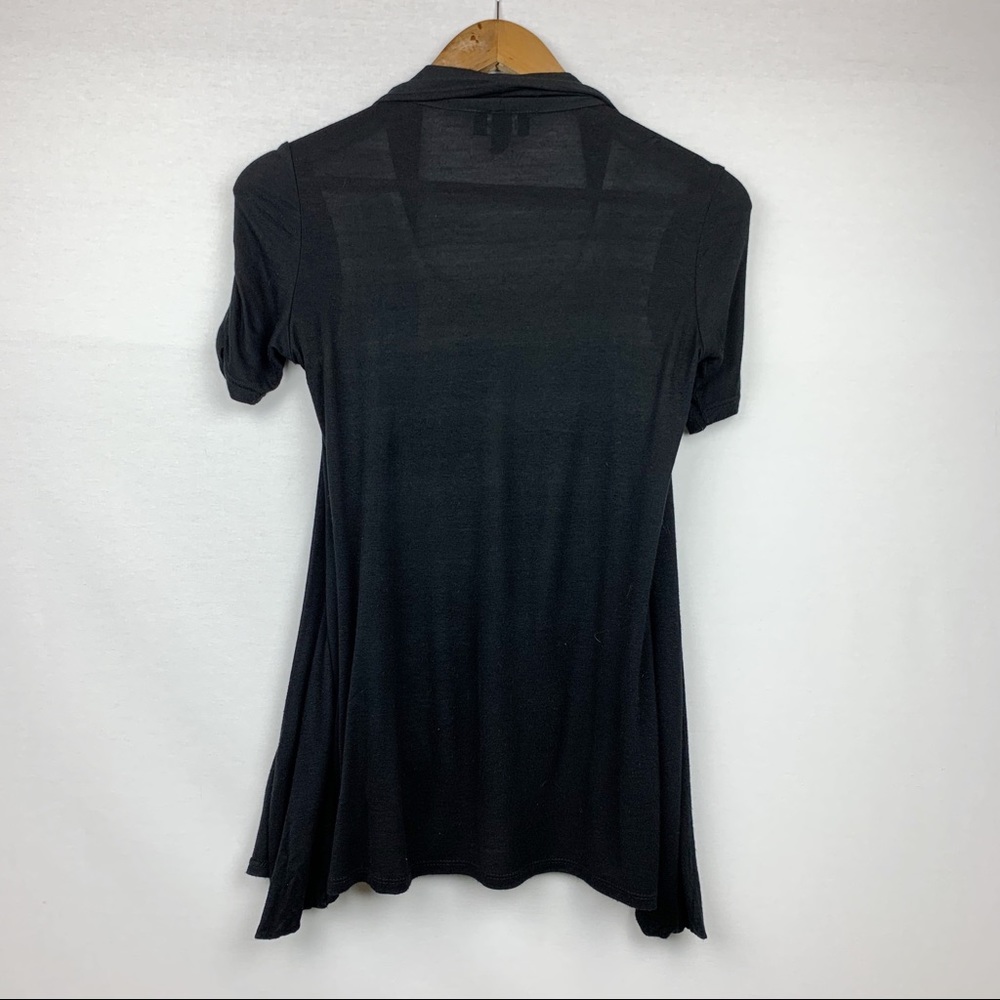 IZ Byer One Piece Ruffle Camisole Cardigan - Picture 8 of 8